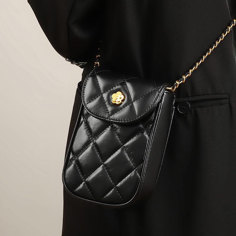 Сумка Новая Универсальная Crossbody Премиум Легкая Роскошь Цепочка Мини-сумка для Телефона Кожаная Женская Сумка Багаж
