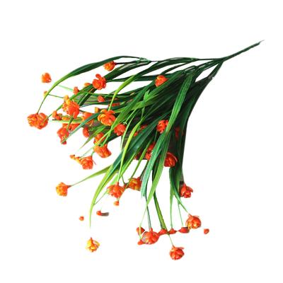 Домашнее украшение Зеленые пластиковые цветы Растения Свадьба Искусственная трава