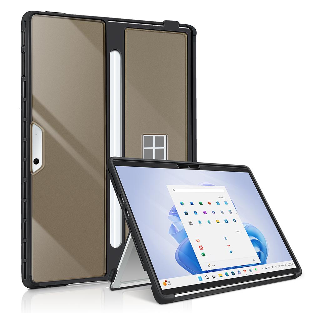 Чехол для ноутбука Microsoft Surface Pro 11/10/9/8 13 дюймов, ударопрочный защитный прочный чехол, совместимый с клавиатурой Type Cover