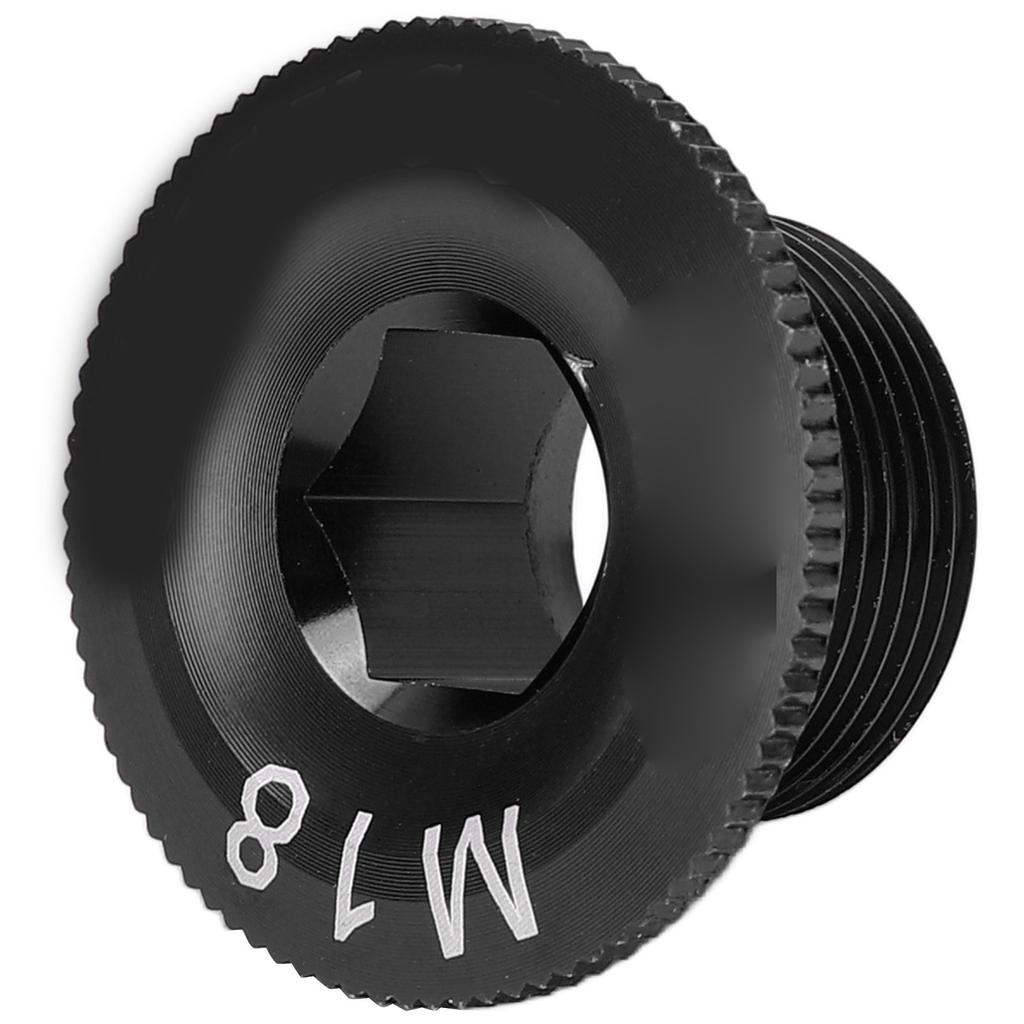 CANSUCC M18 Mountain Bike Crank Cover Screws Rustproof Bicycle Crankset Arm Fixing ScrewBlack