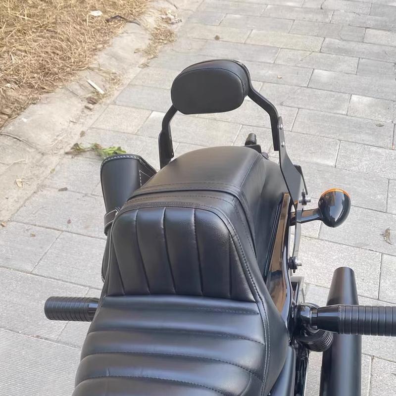 Mini Sissy Bar Detachables Passenger Backrest For Harley Softail Fat Boy Custom Cross Bones CVO Convertible Springer Night Train