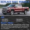6L80 6L90 24236933 Automatic Transmission Filter and Gasket Kit Fits for Chevy Silverado 1500 2500 3500 Express Suburban Tahoe Avalanche Colorado GMC