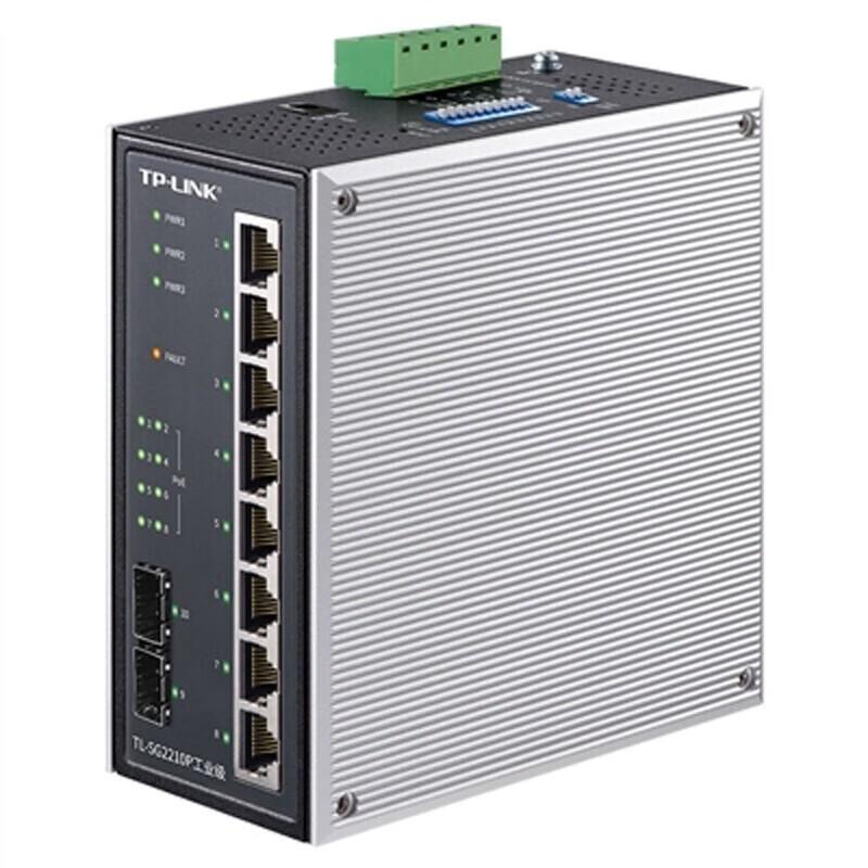 TP-LINK TL-SG2210P 8-Port Gigabit PoE+ Managed Switch, 120W