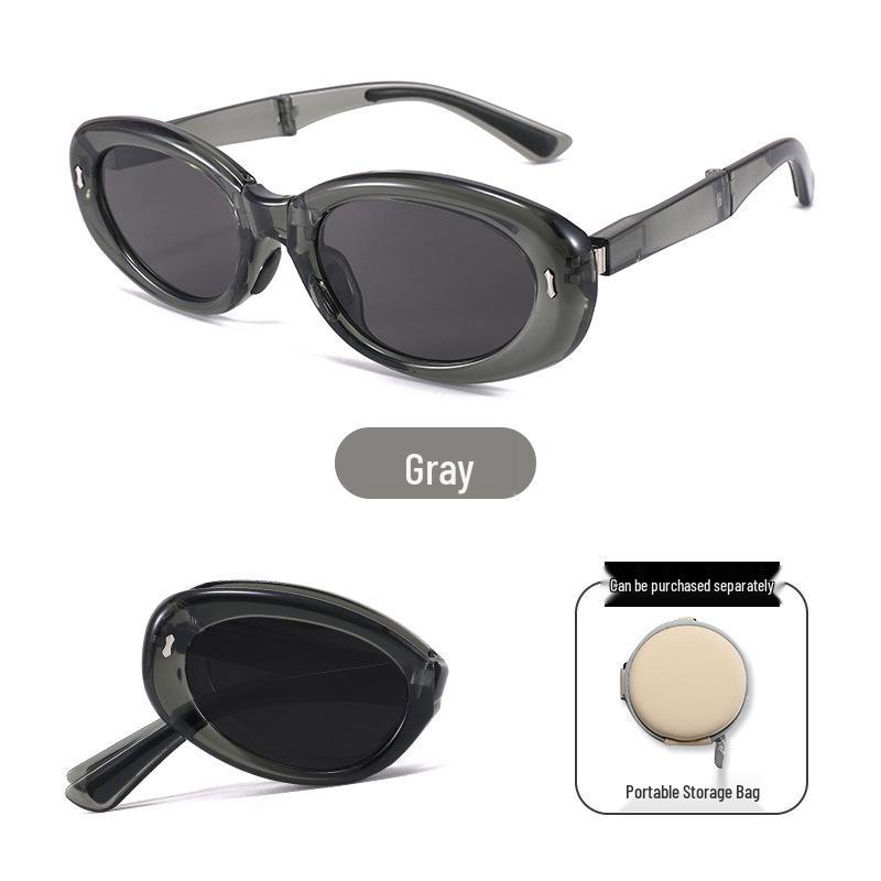 UV Protection Foldable Women's Sunglasses - Lightweight, Fashionable & Compact for Summer
