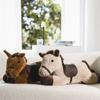 Lying Posture Style Horse Plush Toy Stuffed Animal Horse Toy Home Decor  Favor Farm Props Sofa Backrest Floor Flat