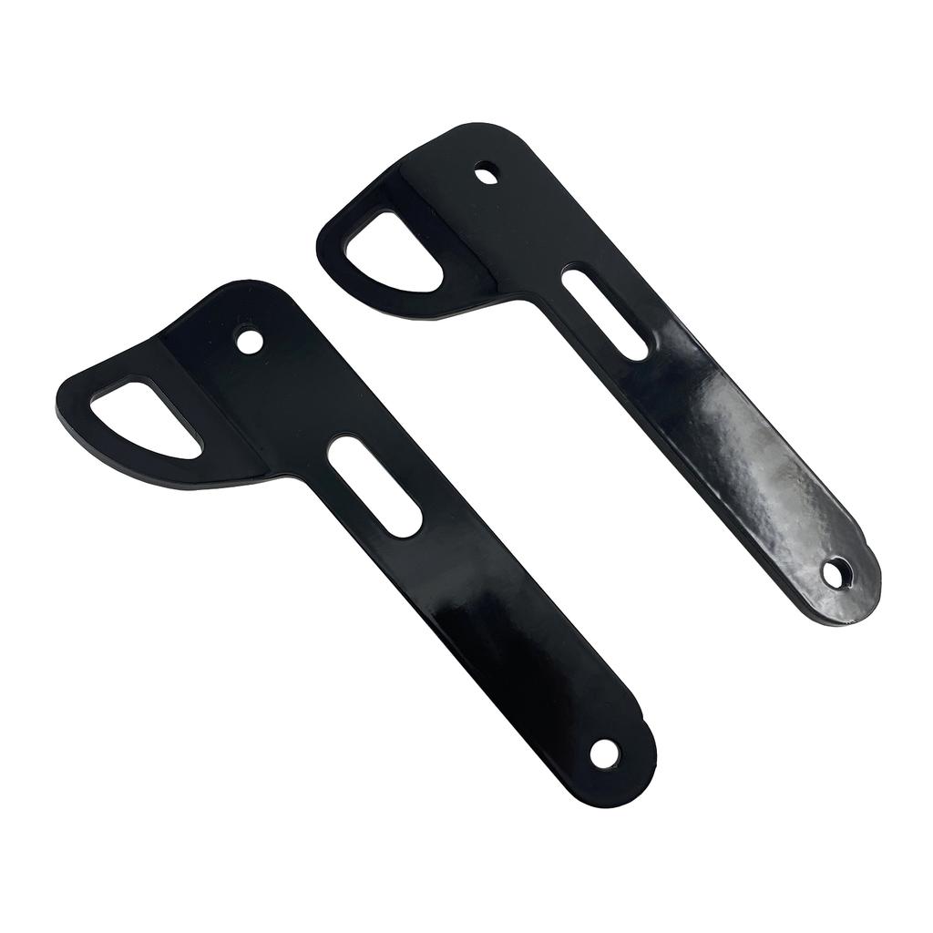 Front Black Tie Down Anchor Point Mount Bracket For Harley Touring Street Electra Glide Ultra Classic Limited CVO 2014-Later
