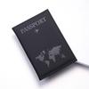 Women Men Passport Cover PU Travel ID Credit Card Holder Pouch Travel Accessory