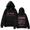 Ed Sheeran Play World Tour Hoodie Harajuku Hip Hop Pullover Tops Sweatshirt Gift