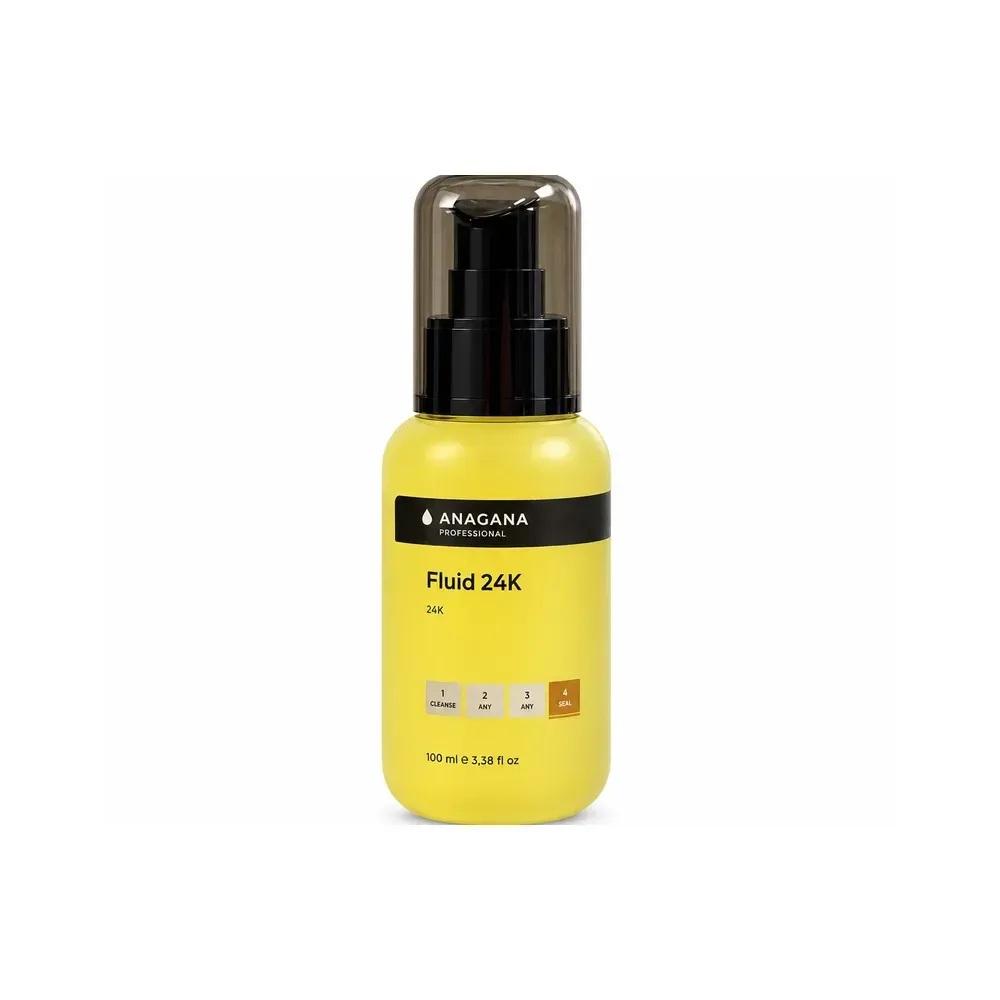 Флюид 24К с маслом Аргании для поврежденных волос 24К SERUM argan oil for damaged hair ANAGANA 100 мл