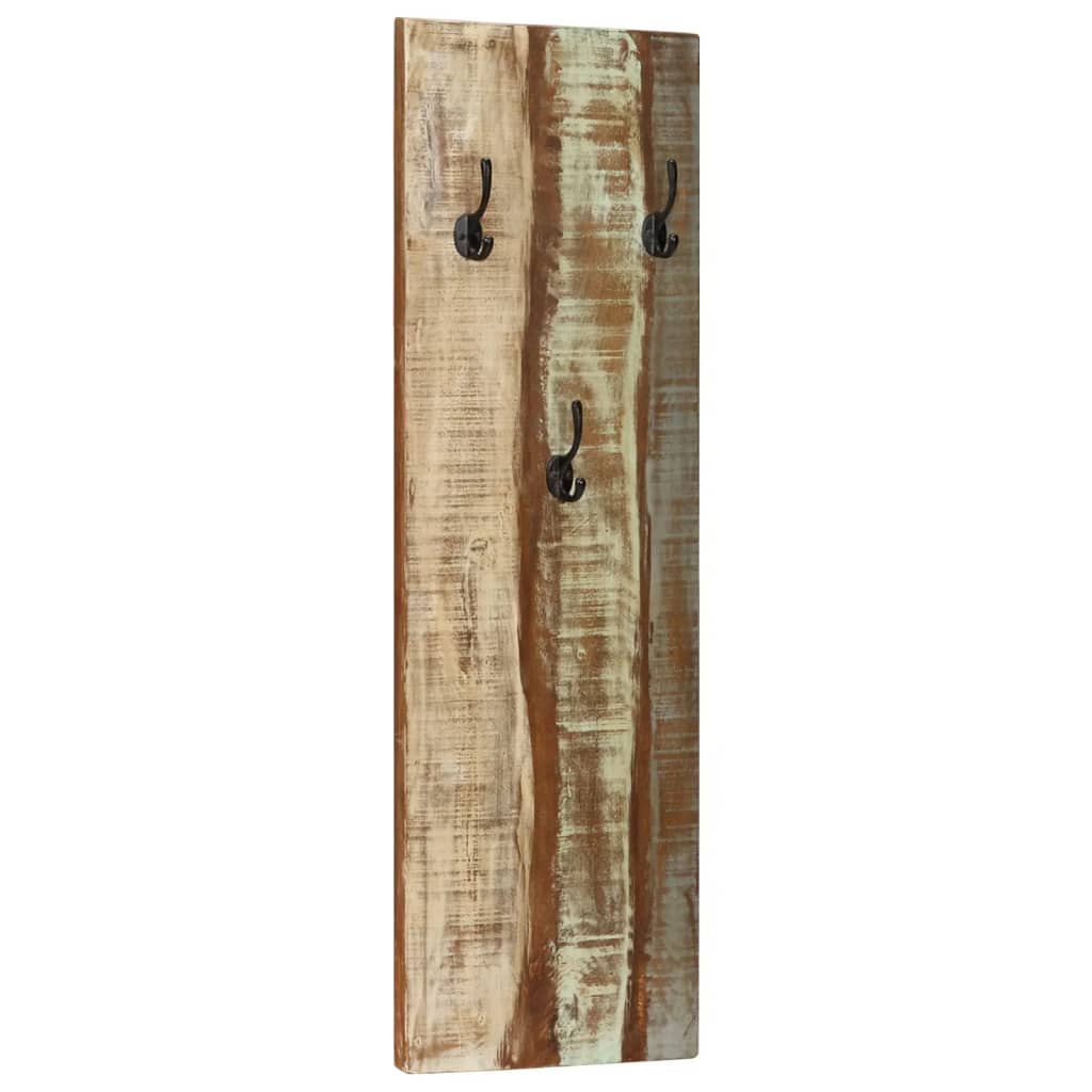 Wall Coat Racks Set of 2 36 x 3 x 110 cm Solid Reclaimed Wood