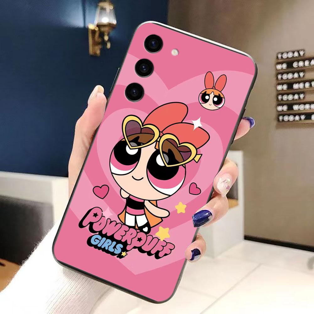 Чехол для телефона P-Powerpuff Girls для Samsung Galaxy S24 S23 S22 S21 S20 FE S25 LITE PLUS ULTRA 5G Силиконовый чехол Funda Shell
