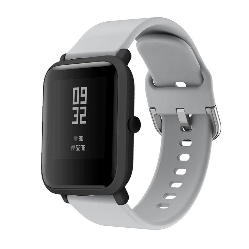 Силиконовый ремешок на запястье для Xiaomi Huami Amazfit Bip Молодежные часы Высокое качество Сменный силиконовый ремешок для часов Браслет Аксессуары