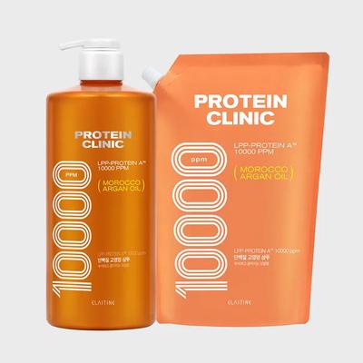 Шампунь Elastin_ Protein Clinic 10000 1 л x 2 + Рефилл 900 мл x 1