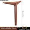 Поддержка Утолщенные Ножки Шкафа Цвет Грецкого Ореха Металлические Ножки Мебели Ножки Прикроватной Тумбочки Мебельная Фурнитура