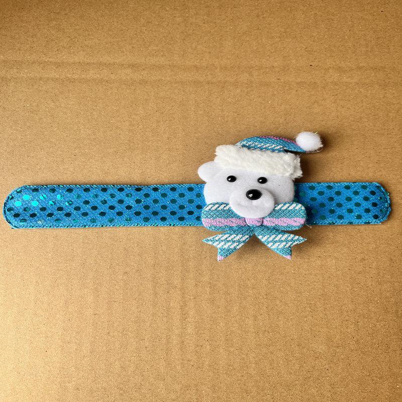 Children's Christmas Light-Up Cartoon Slap Band Watch Ornament