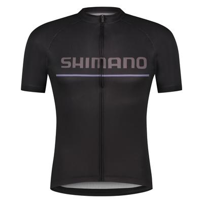 SHIMANO Веломайка LOGO с коротким рукавом Черная M Рекомендуемая (Европейский размер) Рост 172-178см