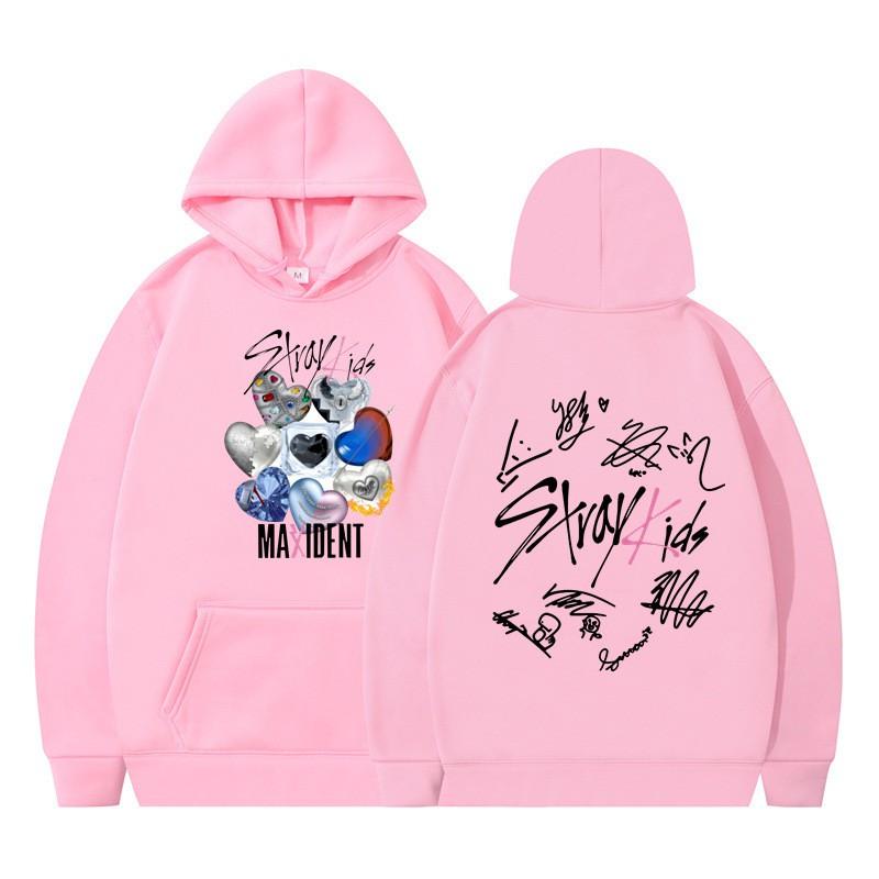 Stray Kids Tour Merch Hoodie Unisex Oversized Cotton Blend Sweatshirt Teens Fall Winter Streetwear