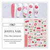 6Sheet Summer Fruit Nail Stickers Decals  For  Self-Adhesive  Nail Art Stickers For Gel Polish  DIY Nail Art Decorat