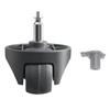 Front Wheel Assembly Replacement Castor Wheel Home Cleaning Use Black Detergent Compatible With Multiple Models
