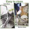 46*32 см Большая Прочная Сворачиваемая Угловая Сушилка для Раковины Треугольная Складная Кухонная Раковина Органайзер Над Раковиной Сушилка для Посуды Кухня