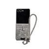 Пятиконечная звезда с рисунком всплеска для чехла мобильного телефона Samsung ZFlip7 ZFlip6 бриллиант со вспышкой 5 складной 4 ремешок 3 защитный чехол
