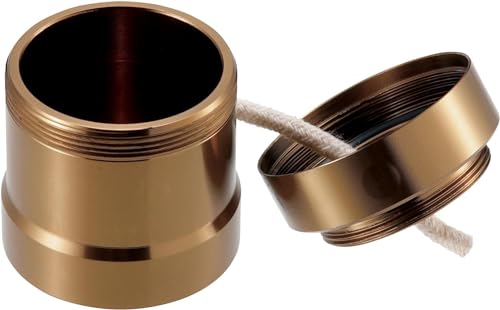 Captain Stag UK-518 Camping Emergency Lantern Light, CS Oil Lamp, Short, with Replacement Wick and Gasket