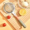 Household Flour Filter Spoon Stainless Steel Skimmer Strainer Flour Sifter  For Flour Milk
