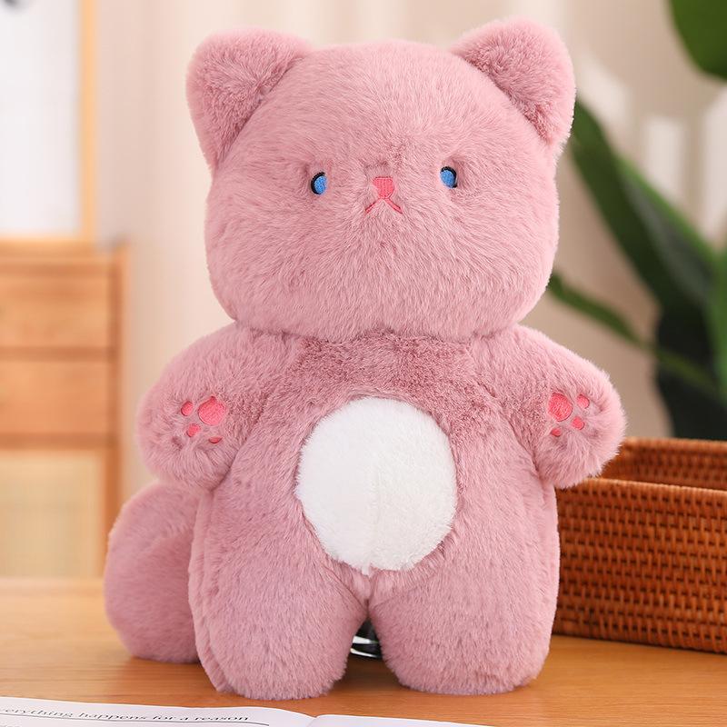 Cartoon Cloth Cloth Cat Plush Doll Soft Cute Kitten Cloth Doll Children Sleep Holding Doll Birthday Gift
