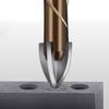 Set of spiral drill bits for glass, tiles, ceramics, 7 pcs., 3-12 mm