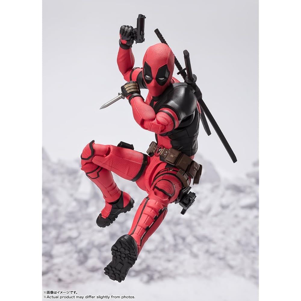 НАРОДЫ ТАМАШИИ SH. Фигурки Figuarts Дэдпул и Росомаха, 155 мм, ПВХ, АБС, Окрашенные, Подвижные, Коллекционные