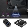 AAAMY1 1/2/4PCS Led Car Styling Door Welcome Light Projector Lamp Decor Accessories For Ford Focus Mustang Ranger Fusion Mondeo Kuga ST