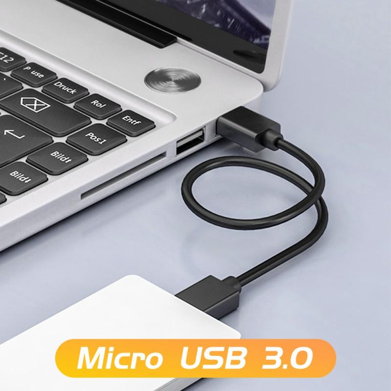 FONKEN USB 3.0 Micro B Data Cable Male A To Micro B USB Cable 5 Gbps Hard Drive Cables For Samsung Note3 Camera
