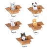 School Supplies Stationery Stickers Memo Pad Cartoon Cat Sticky Notes Kitten In Box Office Notepad