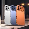 Противоударный металлический чехол Apple Pro Max 17 с защитой линз для iPhone 16 - Полностью закрывающий защитный чехол