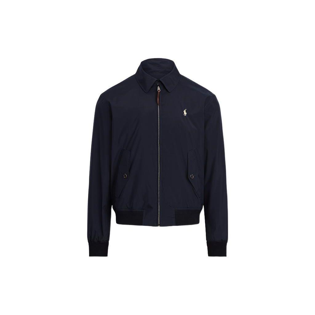 Polo Ralph Lauren FW22 Logo Print Polo Long Sleeve Jacket Men Jacket Navy-Blue MNPOOTW16020541-410