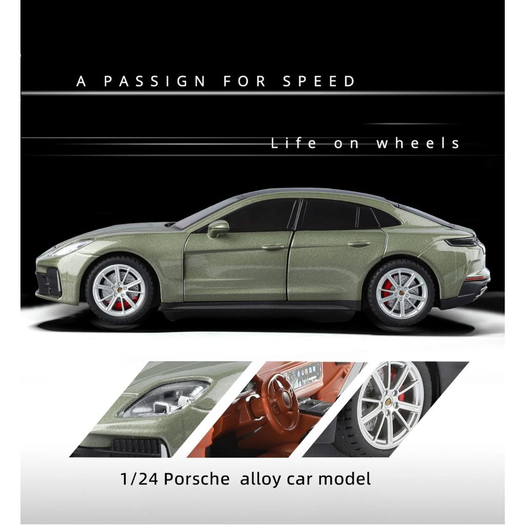 НОВЫЙ 1/24 Porsche Panamera Суперкар Металлическая Модель Автомобиля Игрушка Литье под Давлением Металлическое Литье Звук и Свет Машинки Игрушки для Детей Транспортное Средство