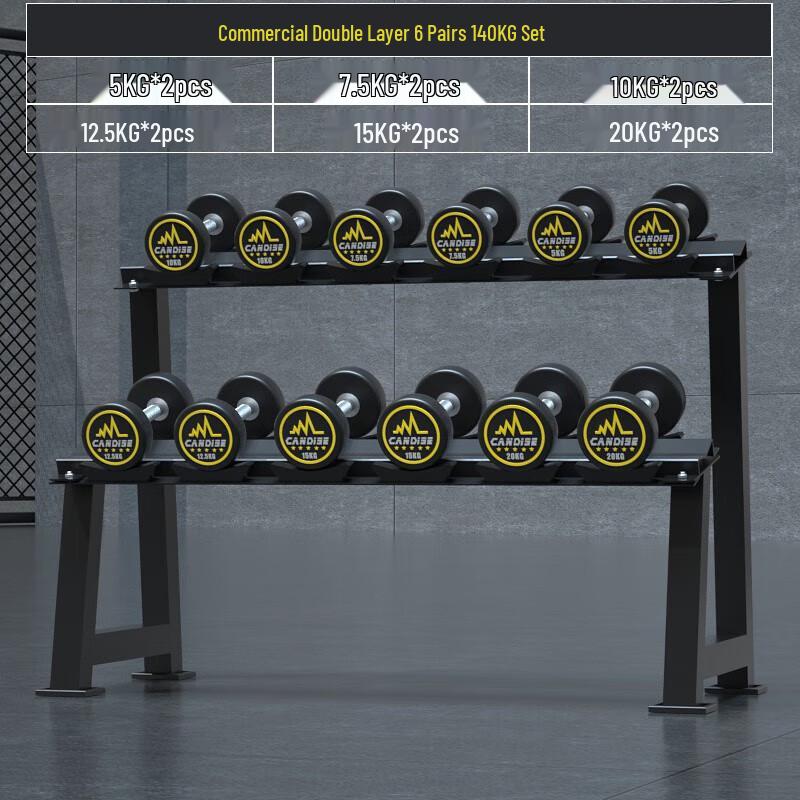 Aichen Fixed Weight Dumbbells & Storage Racks