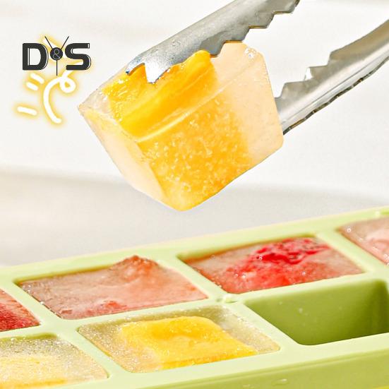 Портативный льдогенератор, бутылка для воды без бисфенола А и лоток для кубиков льда 2 в 1 с поворотным механизмом выпуска, герметичные принадлежности для путешествий, кемпинга, домашнего офиса