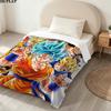 1PC Dragon Ball Super Patterned Flannel Blanket Suitable For All Seasons For Home Decor Warmth And Comfort Gifts Holiday Present