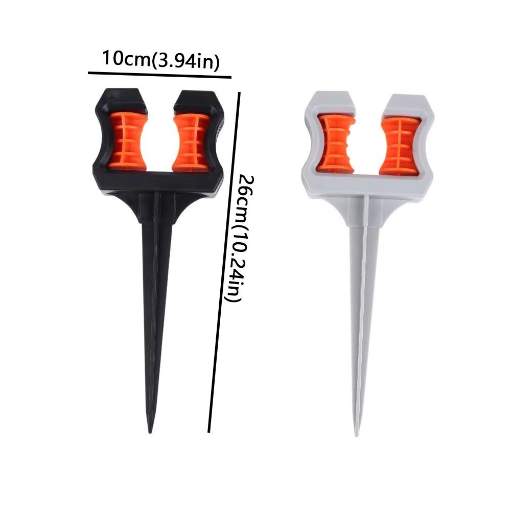 2Pcs Roller Wheel Garden Hose Guide Stake Ground Spike Lawn Hose Holder Water Pipe Guide  Flower Bed