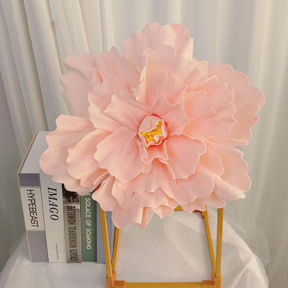 Гигантские имитационные цветы розы 50 см фоновая стена новый цветок розы из пенополиэтилена