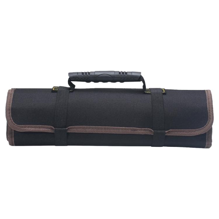 Professional Tool Roll Organizers With Secure Closure&Convenient Carry Handle Suitable For Tradespeople, Organized Work