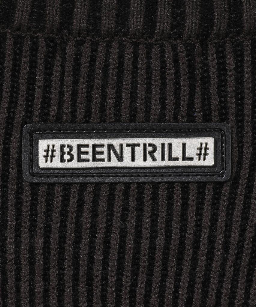 BEENTRILL Хэштег Базовый двухцветный трикотаж (Древесный уголь)