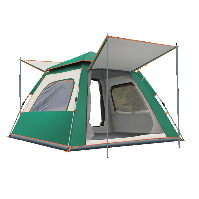 4-5 человек, уличная автоматическая палатка, двухслойная водонепроницаемая палатка для кемпинга и пешего туризма, 4 сезона, уличные большие семейные палатки