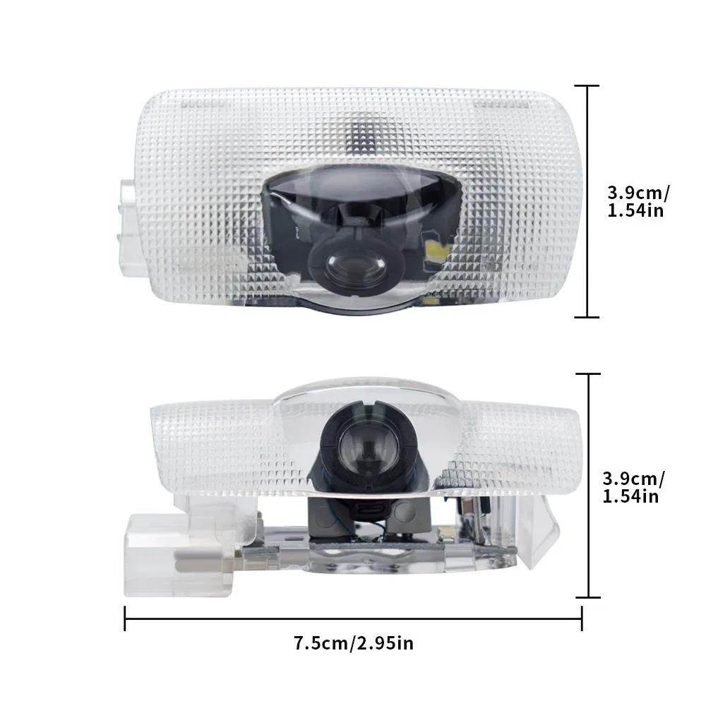 2Pcs HD Car Door Welcome Light Led Projector Lamp Accessories For Lexus F SPORT ES RX NX LS UX LM LX GX LC RZ IS CT GS RC HS LBX