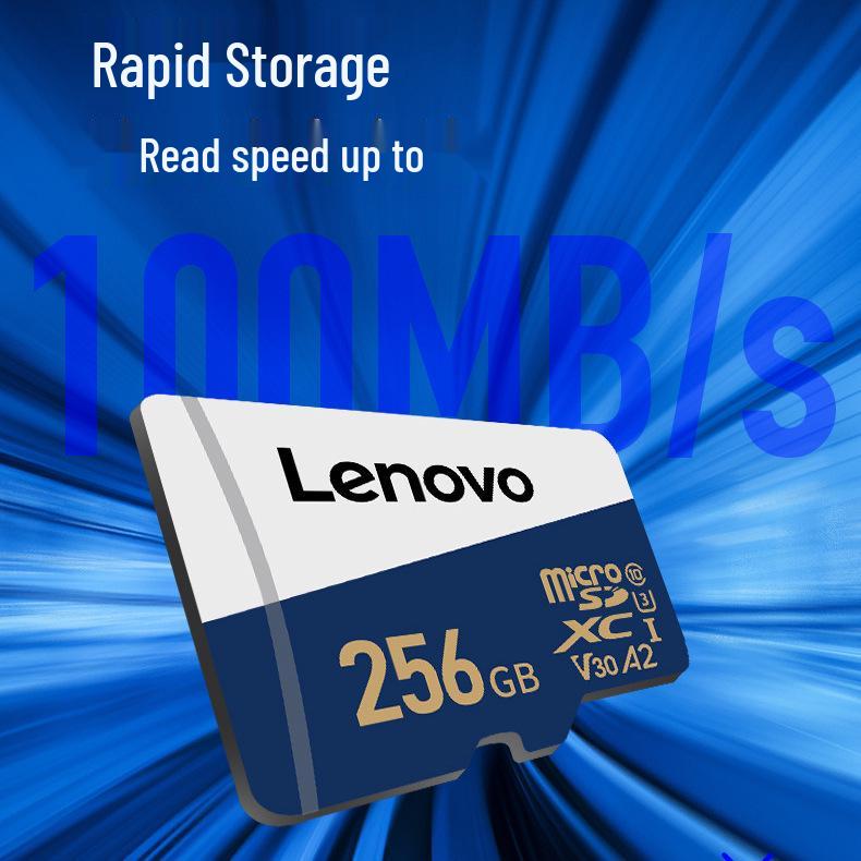 Карта памяти Lenovo 256 ГБ TF для мобильного телефона, планшета, видеорегистратора и камеры