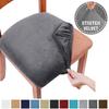 Velvet Chair Covers for Dining Room Stretch Soft Seat Cover Removable Anti-dirty Chair Protector El Wedding Chairs Decor