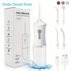 Nigf Ирригатор для полости рта USB Перезаряжаемый Водный флоссер Портативный Стоматологический Водный Ирригатор 120 фунтов на кв. дюйм Резервуар для воды Водонепроницаемый Очиститель зубов