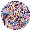 60 шт. K-POP ОХОТНИКИ НА ДЕМОНОВ HUNTR/X Мультяшные граффити-наклейки Телефон Гитара Ноутбук Чемодан Водонепроницаемая наклейка Детские игрушки