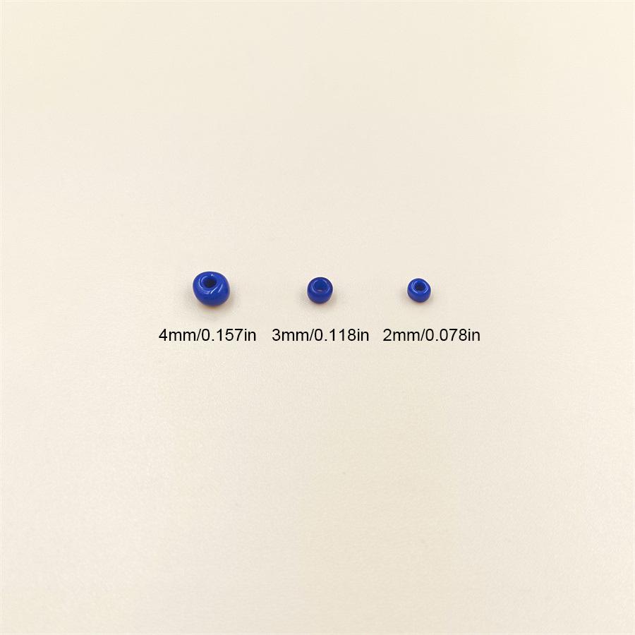 Свободные бусины, однотонный кулон из чешского стекла, сделай сам, для изготовления ювелирных изделий, ожерелье, браслет, 500-100 шт., 2-4 мм бусины